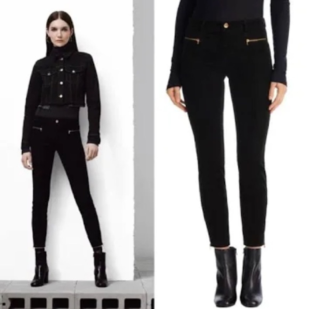 J Brand black corduroy skinny jeans